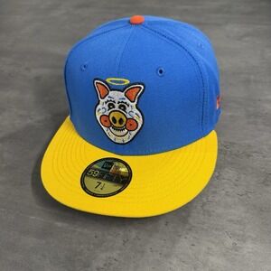 St Paul Saints Hat New Era Cap 7 1/4 Blue Yellow Copa Minnesota Twins Farm Minor